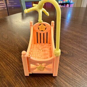 Fisher Price Loving Family Dollhouse Nursery Star Crib Bed with Mobile